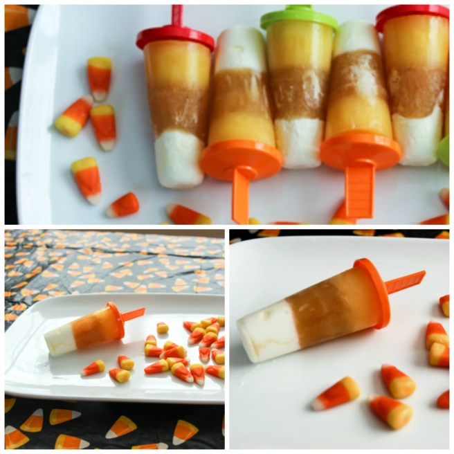 Candy Corn Popsicles 2
