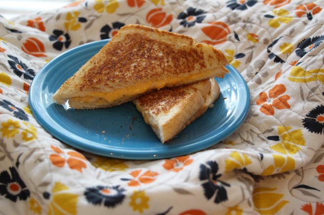 Garlic Bread Grilled Cheese