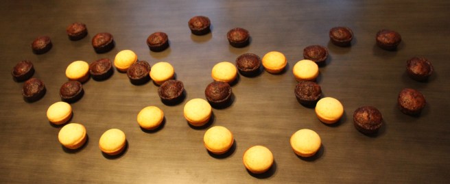 Olympic Rings Cupcake Display (pre-frosting)