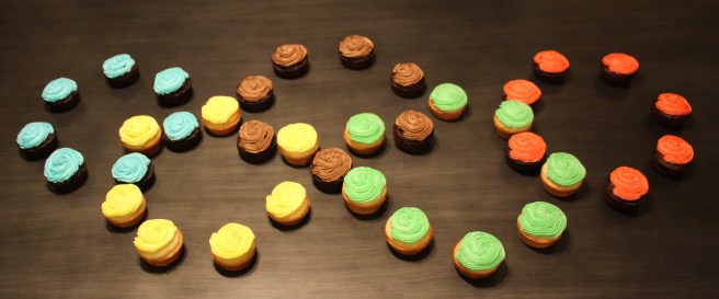 Olympics Rings Cupcake Display