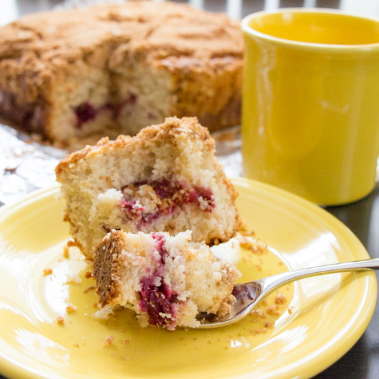 Raspberry Coffee Cake