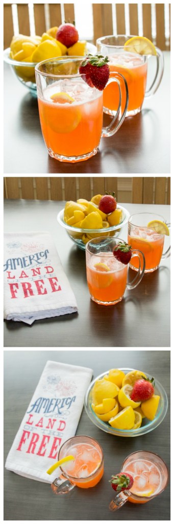 Sparkling Strawberry Lemonade