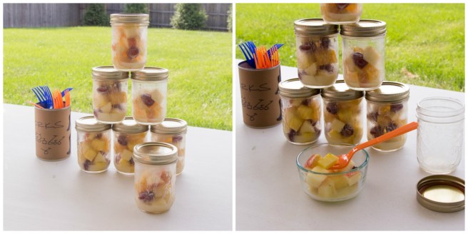 Mason Jar Fruit Salads
