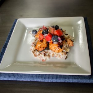 Tomato Blueberry Salsa