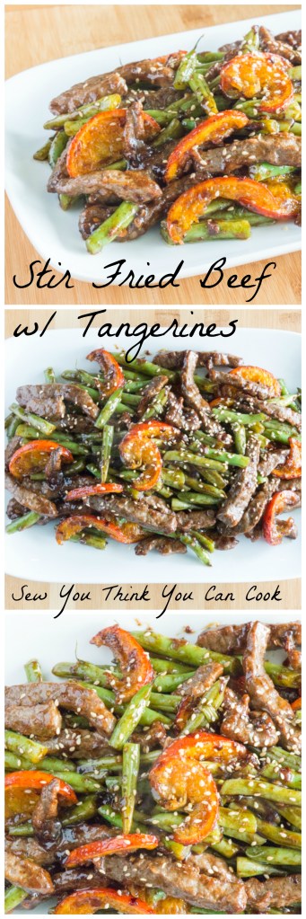 Stir Fried Beef with Tangerines | Sew You Think You Can Cook