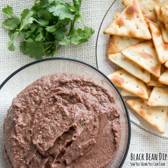 Black Bean Dip | Sew You Think You Can Cook