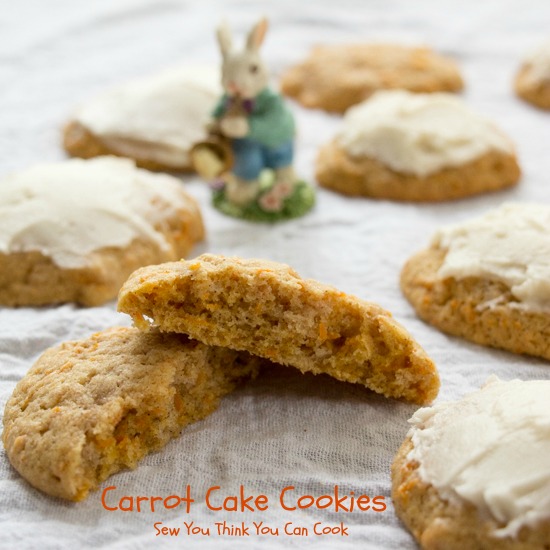 carrot cake cookies | Sew You Think You Can Cook