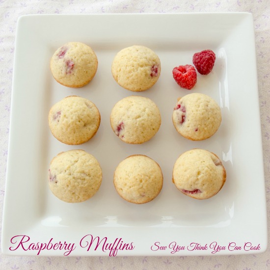 raspberry muffins | sew you think you can cook