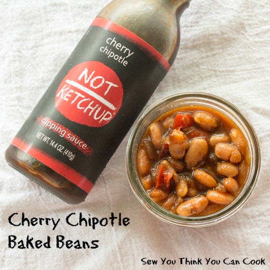 Cherry Chipotle Baked Beans for #HotSummerEats from Sew You Think You Can Cook