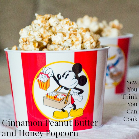 Cinnamon Peanut Butter and Honey Popcorn  Sew You Think You Can Cook