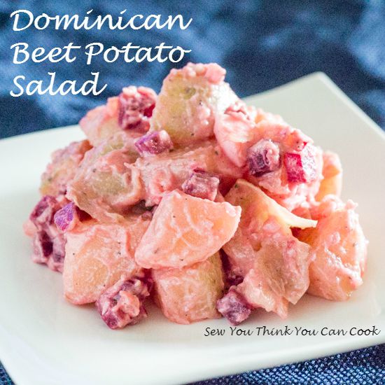 Dominican Beet Potato Salad | Sew You Think You Can Cook