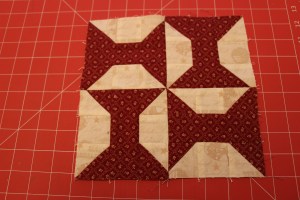 bow tie quilt block tutorial