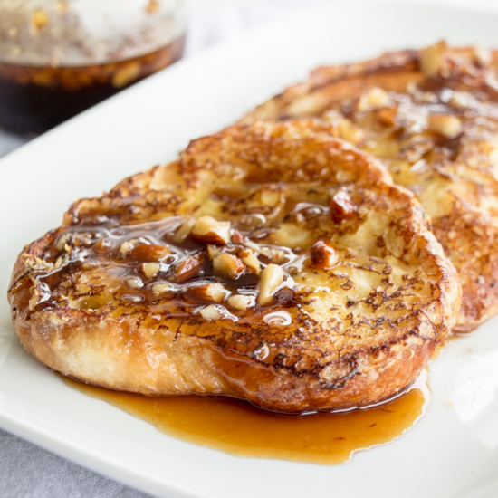Almond Croissant French Toast for #FoodieExtravaganza from Sew You Think You Can Cook