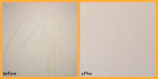 How to Remove Colored Pencil from the Wall (2)  Sew You Think You Can Cook