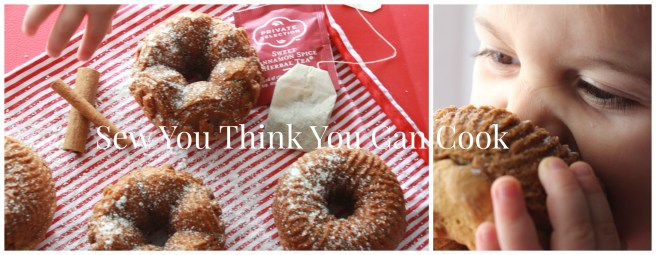 Sweet Cinnamon Spice Tea Bundtlettes (1) for #BundtBakers from Sew You Think You Can Cook