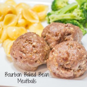 Bourbon Baked Bean Meatballs for #SundaySupper from Sew You Think You Can Cook