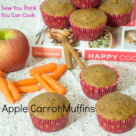 Apple Carrot Muffins for #MuffinMonday from Sew You Think You Can Cook (2)