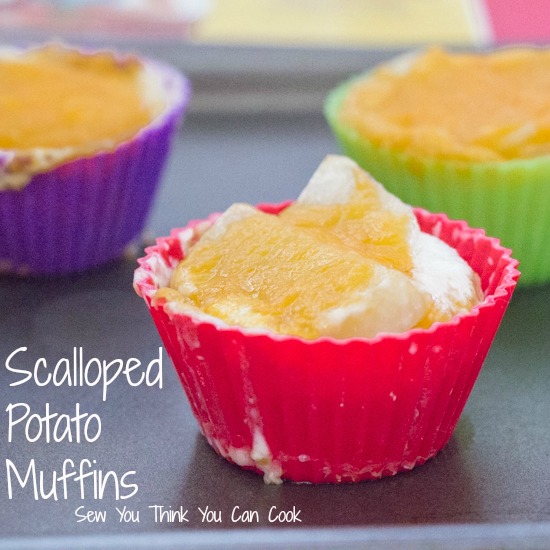 scalloped potato muffins  sew you think you can cook