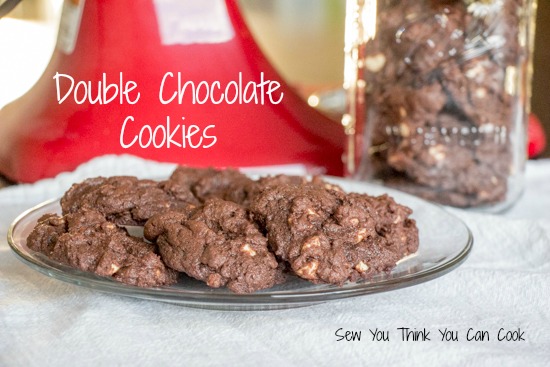 Double Chocolate Cookies for Secret Recipe Club from Sew You Think You Can Cook (1)