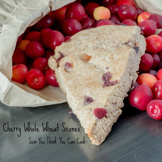 Cherry Whole Wheat Scones  Sew You Think You Can Cook