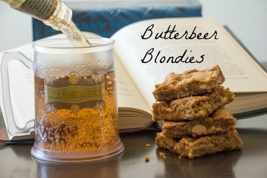 Butterbeer Blondies | Sew You Think You Can Cook | http://sewyouthinkyoucancook.com