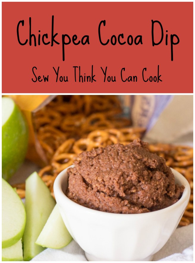 Chickpea Cocoa Dip for #ChoctoberFest from Sew You Think You Can Cook