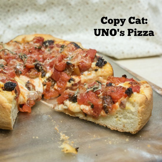 Copy Cat: UNO's Pizza for #SundaySupper from Sew You Think You Can Cook