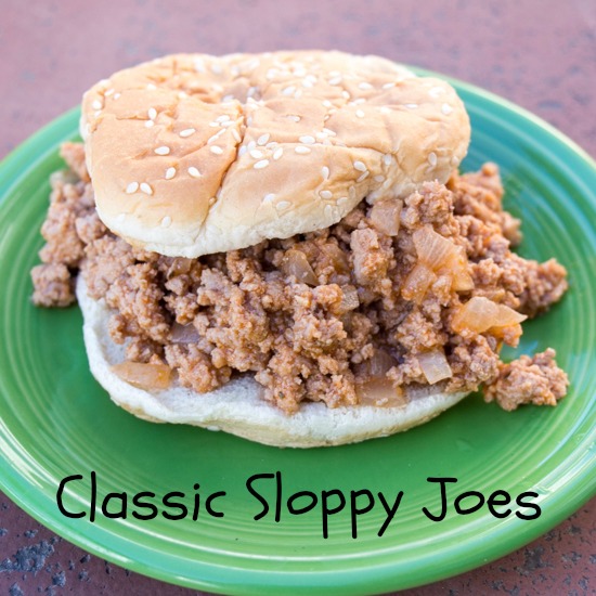 Classic Sloppy Joes | Sew You Think You Can Cook | http://sewyouthinkyoucancook.com
