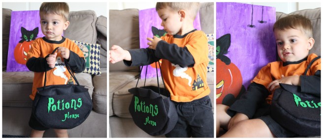 Cauldron Trick-or-Treat Bag Tutorial | Sew You Think You Can Cook | http://sewyouthinkyoucancook.com