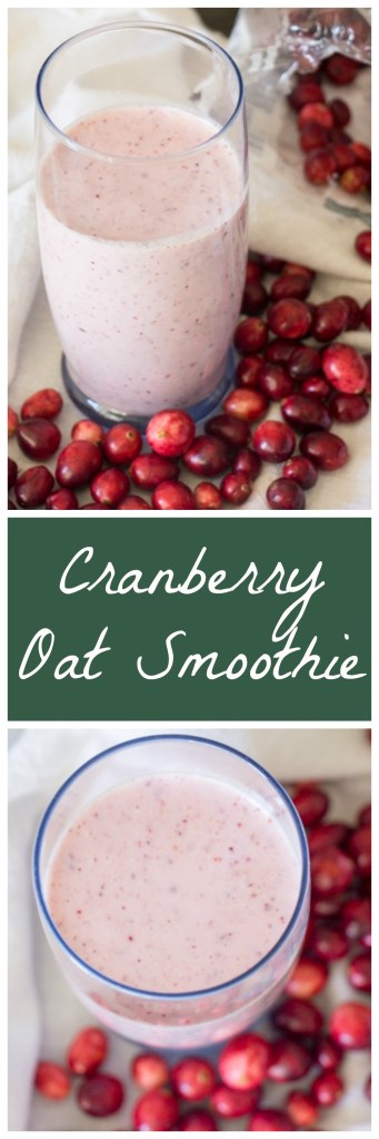 Cranberry Oat Smoothie for #CranberryWeek from Sew You Think You Can Cook