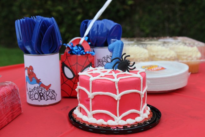 Spider-Man themed First Birthday | Sew You Think You Can Cook | http://sewyouthinkyoucancook.com