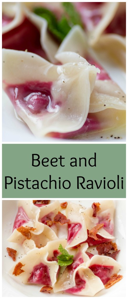 Beet and Pistachio Ravioli | Sew You Think You Can Cook
