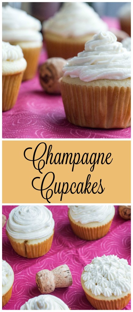 Champagne Cupcakes | Sew You Think You Can Cook | http://sewyouthinkyoucancook.com