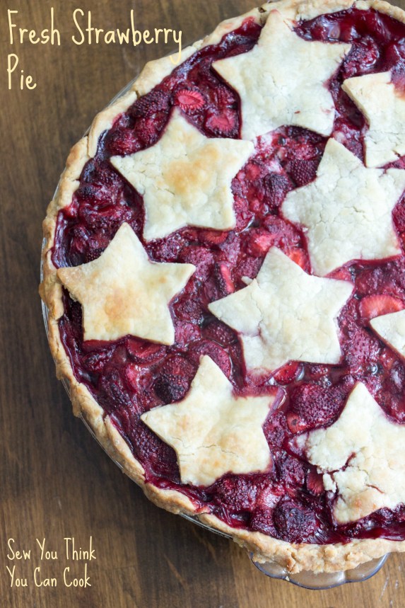 Fresh Strawberry Pie | Sew You Think You Can Cook | http://sewyouthinkyoucancook.com