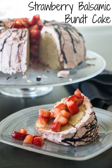 Strawberry Balsamic Bundt Cake for #BundtBakers from Sew You Think You Can Cook