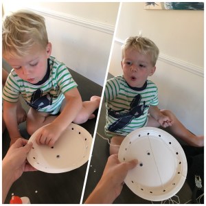 Mummy Paper Plate Craft (baby)
