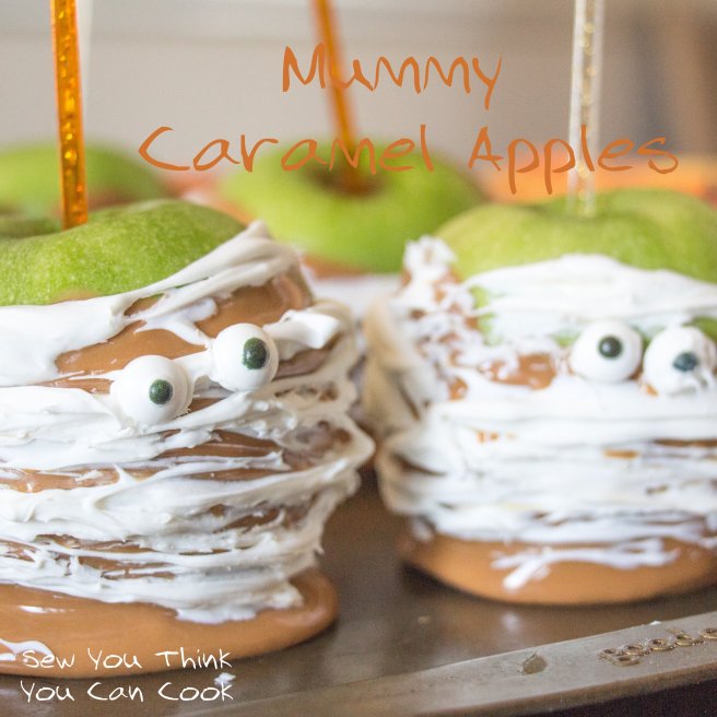 Mummy Caramel Apples | Sew You Think You Can Cook