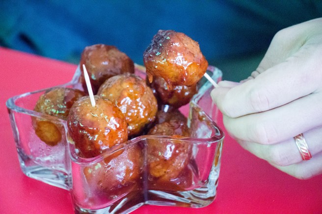 chipotle peach meatballs 2